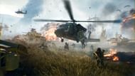 Flying a helicopter in BF6 (Image via EA)